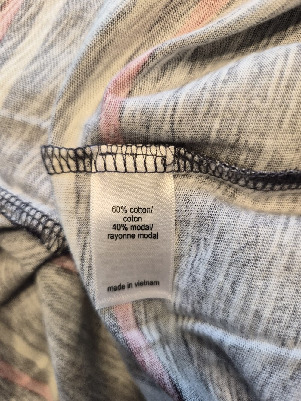 [NWT] Mauirces 24/7 Dawson Americana Striped Crew Neck Tee Blue Red M - Picture 9 of 9